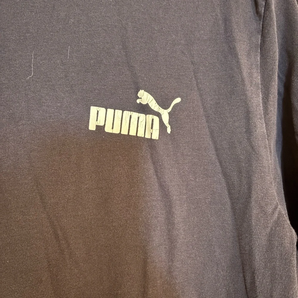 Puma Men’s Cotton Essentials T-shirt - Navy Blue - Size XL - Picture 3 of 3